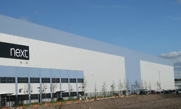 external view of next distribution centre
