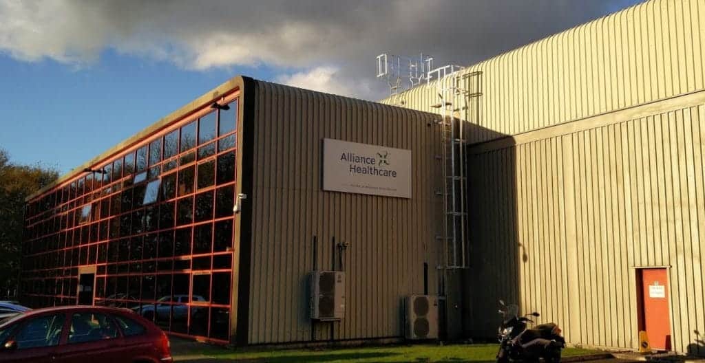 external view of alliance healthcare building