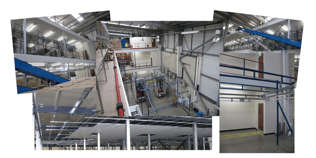 gallery of multiple mezzanine floor images