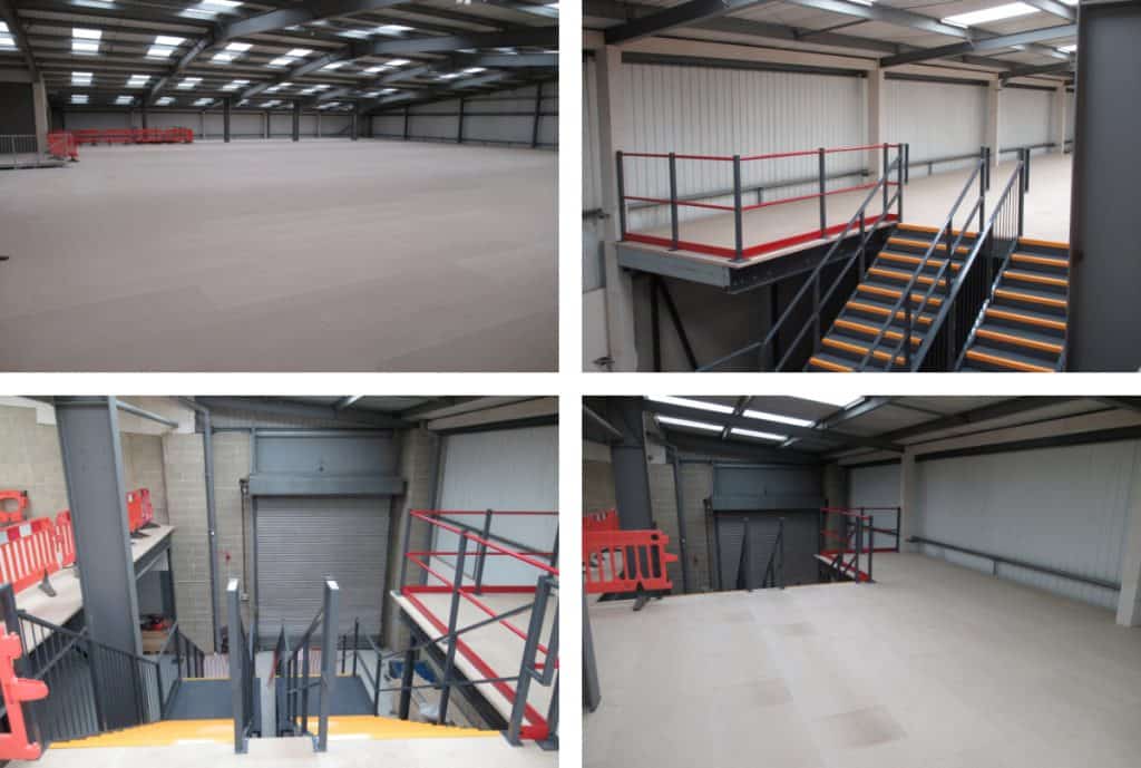 gallery of four mezzanine floor images