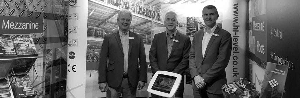 hi-level team at exhibition stand