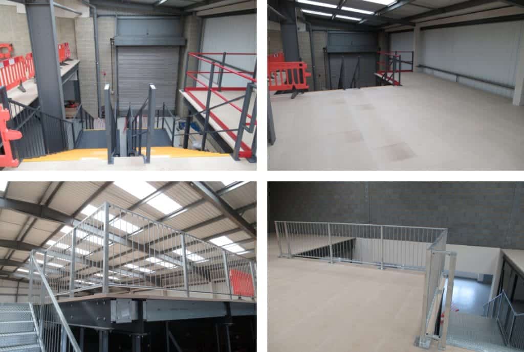 gallery of four mezzanine floor images