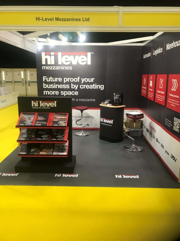 Hi-Level mezzanines exhibition stand