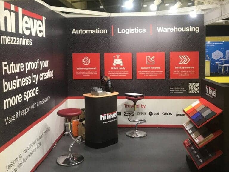 Hi-Level mezzanines exhibition stand