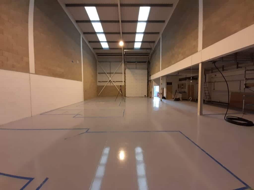 empty warehouse unit