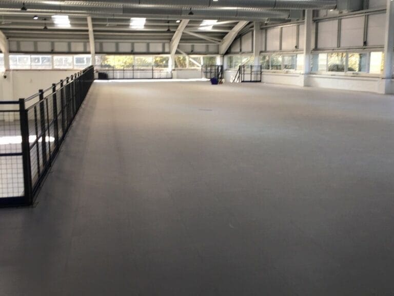 hi-tile flooring on mezzanine