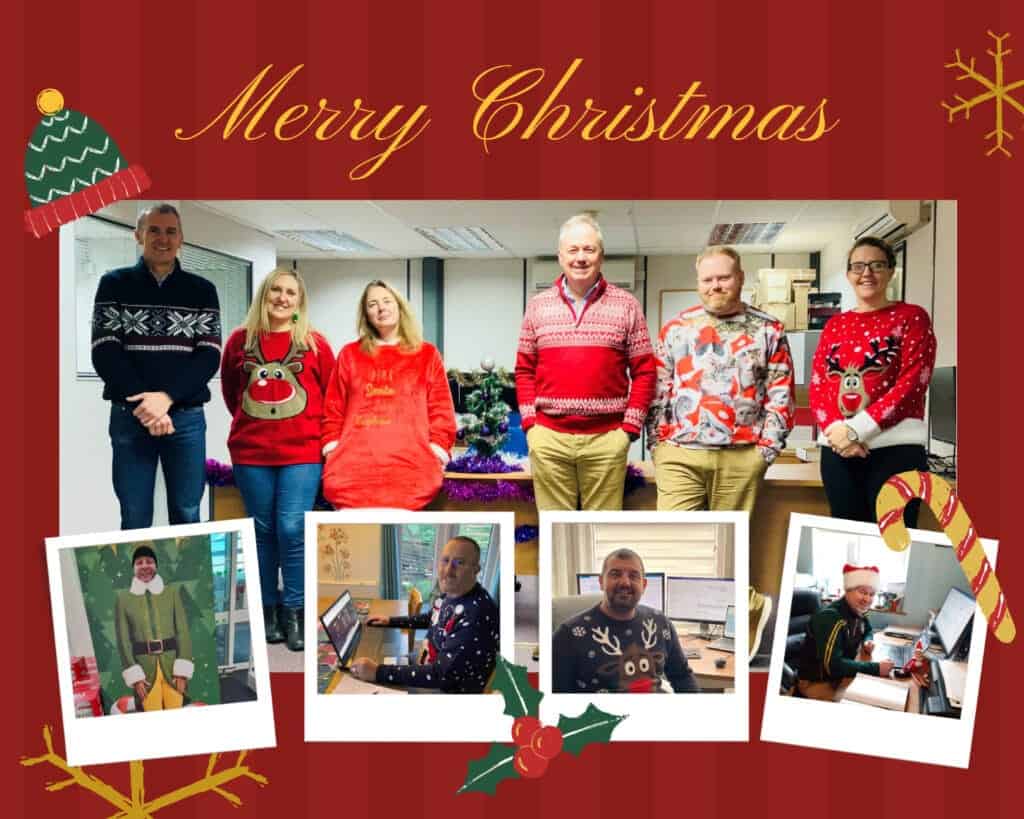 hi-level team on christmas jumper day