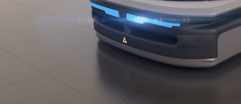 close up of AMR on hi-tile flooring