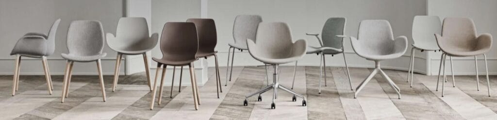 range of grey chairs