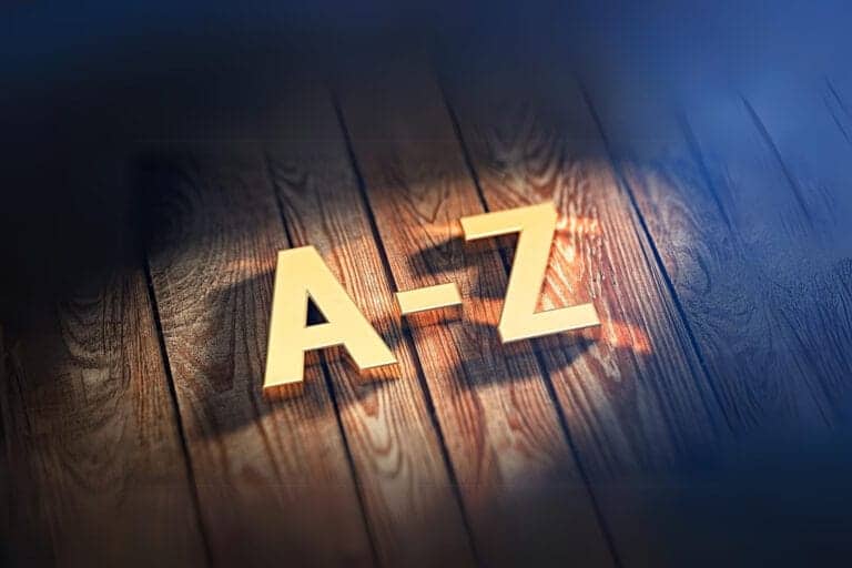 A-Z graphic
