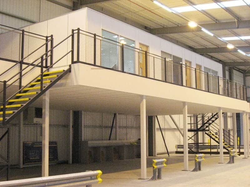 offices on mezzanine floor