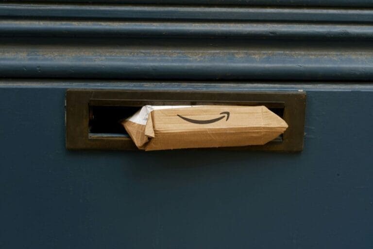 parcel in letterbox