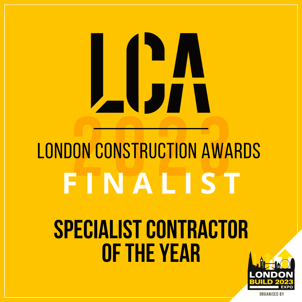 london construction awards finalist logo