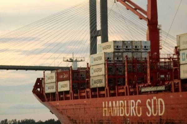 freight container ship