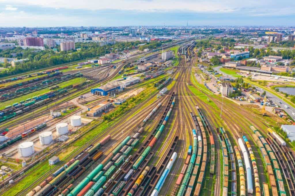 european freight rail station