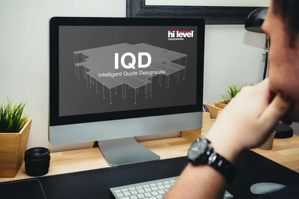 computer screen showing IQD software