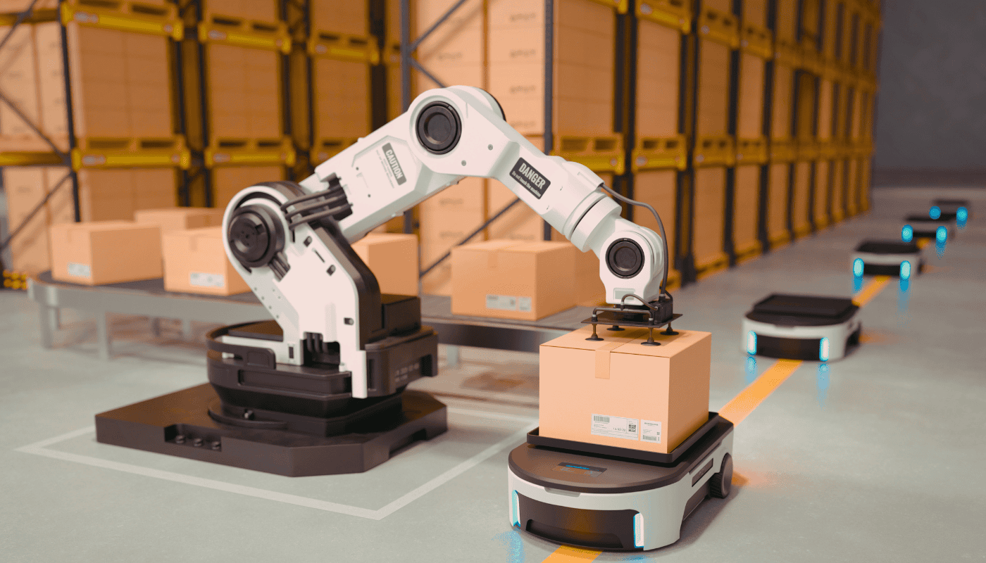 automation and robots in warehouses are a key logistics trend for 2026
